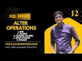 L12 ALTER Operations ADD MODIFY CHANGE COLUMN DROP COLUMN RENAME