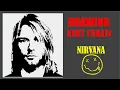 Drawing Famous person on black paper easy Kurt Cobain