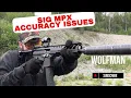 Sig MPX Wolfman Accuracy Issues