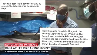 Bahamas crumbling PMH was force 2 suspended morgue