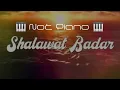 Lagu Not Piano Shalawat Badar