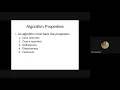 Introduction to Algorithm and its Properties