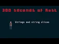 4 Strings and string slices str