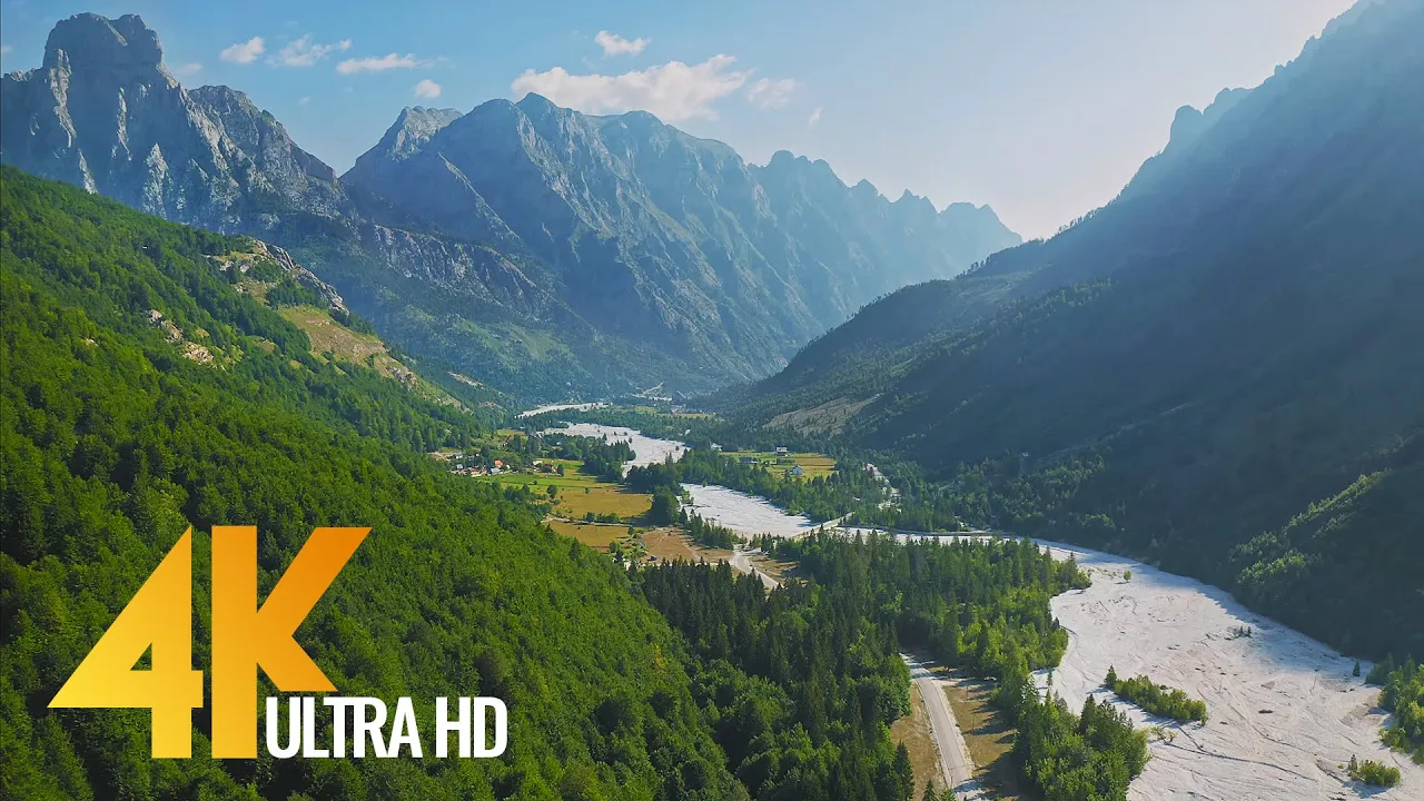 Discovering Albania - Scenic Nature from Earth and from Above - 4K Nature Film + Music