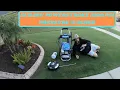 Power washing the driveway and sidewalks w Subaru PowerStroke 3100 PSI Pressure Washer