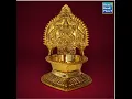 Lagu Large Brass Kamachi Villaku – Traditional Brass Oil Lamp for Pooja, Home Temple \u0026 Festive Decoration