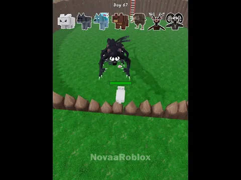Cats Vs Mobs π #99nightintheforest #roblox