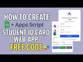 Download Lagu Cara Membuat Web App Kartu Pelajar Menggunakan Google Apps Script | Kode Gratis | D7