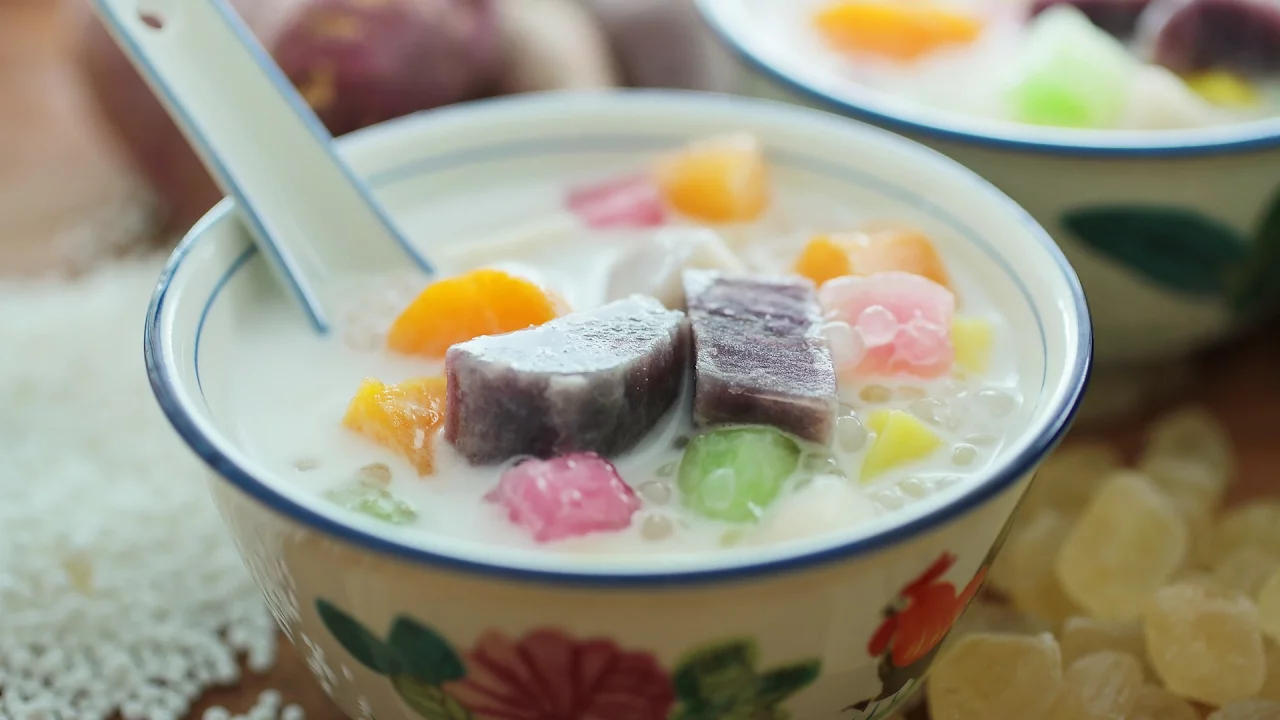 How to Cook? Traditional Bubur Cha Cha Dessert Recipe -  