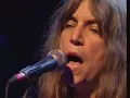 Patti Smith - Because The Night