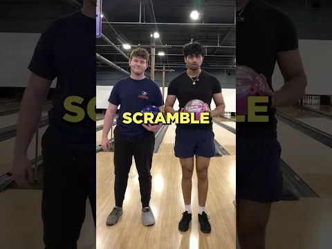 I Bowled a 2-Man Scramble with a Bowling Trainer! π³