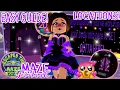 EASY GUIDE on How to FINISH the MAZE and GET THE BADGE BOTH lever LOCATIONS Roblox Royale High
