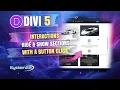 Divi 5 Show Hide Sections on Button Click No Code - NEW Interactions Feature