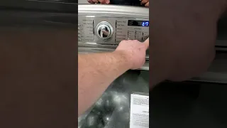 Kenmore Elite washer diagnostic mode 796 31523211