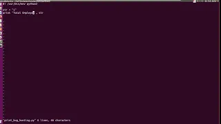 python2 object print bug hunting SyntaxError EOL while scanning string literal