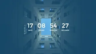 Responsive coming soon page with Awesome newsletter HTML CSS JS