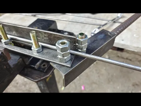 Download MP3 Useful ideas for Metal Bar Bending || Bending Tricks for Rod Bar || Metal Bender rebar Bender