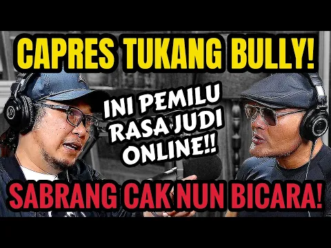 Download MP3 CAPRES MACAM APA INI⁉️PEMILU KAYA JUDI KITA‼️- SABRANG - Deddy Corbuzier Podcast