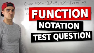 MCR3U - Functions Test 1 Knowledge Question 6