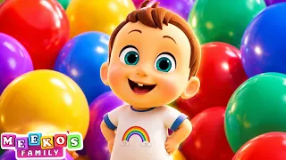 Johny Johny - Balloon POP Party 🎈 Meeko's Family Fun Song