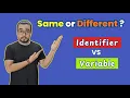 Identifier vs Variable in Python - Most Tutorials Get This Wrong