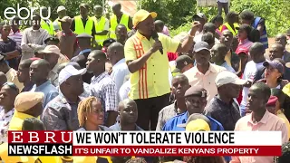 DP Kindiki Warns Politicians Promoting Violence of ‘Costly and Painful’ Consequences. #ebrunews