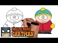 How to Draw Cartman Southpark Art Tutorial