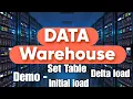 ETL process Setting Up Tables Initial Data and Delta Loads with Live Examples