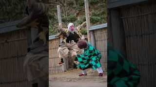 Demon Slayer In Real Life Anime Demonslayer Shorts Cosplay 