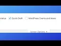 How to use Screen Options in Wordpress