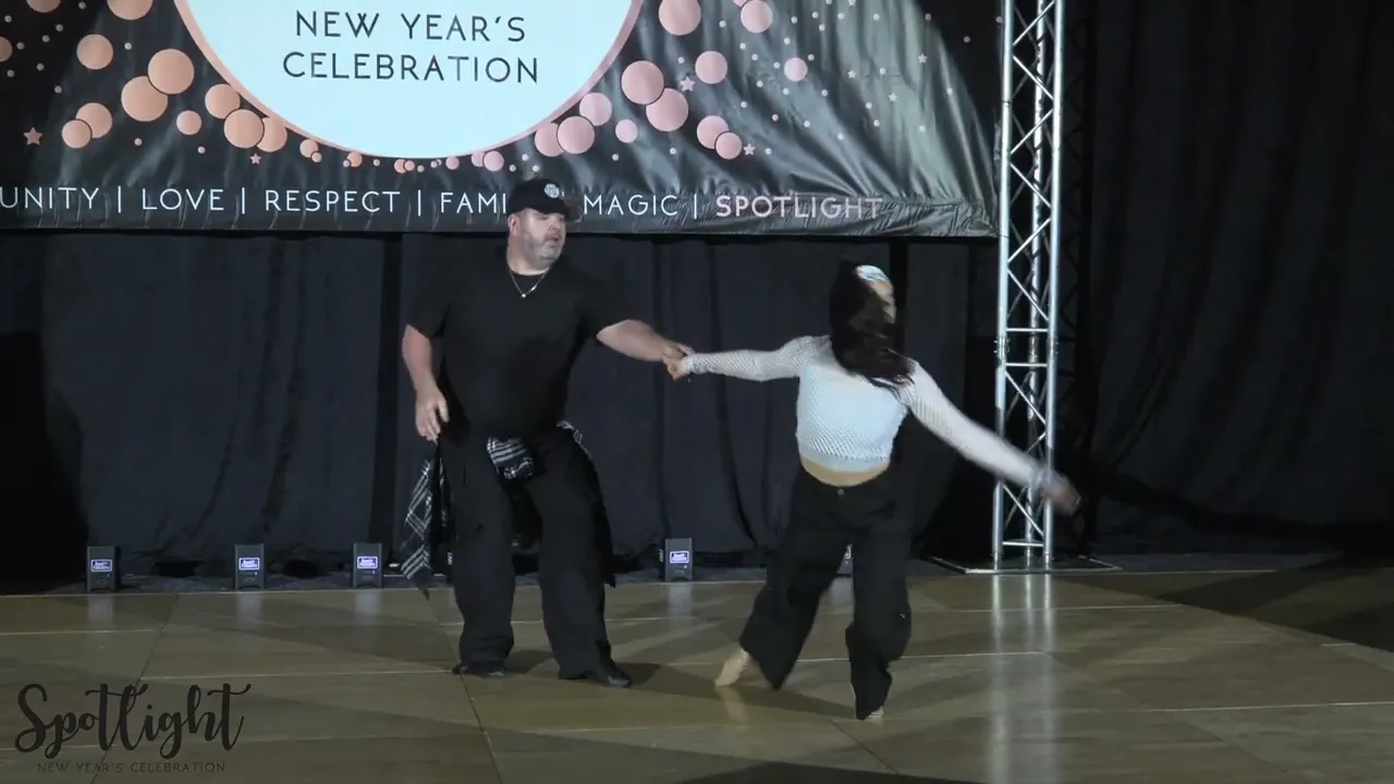 Spotlight New Year's Celebration 2024/2025 Invitational Jack & Jill Nelson Clarke & Emily Huang