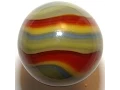 Peltier NLR Miller Golden Superman Akro Agate Tightline Superman Corkscrew Machine Made Marbles