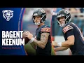 Tyson Bagent Case Keenum on first preseason game vs Browns Press Conference