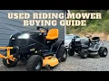 Top 5 Tips For Buying A Used Riding Mower That Will Last