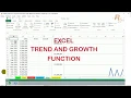 TREND AND GROWTH FUNCTION IN EXCEL