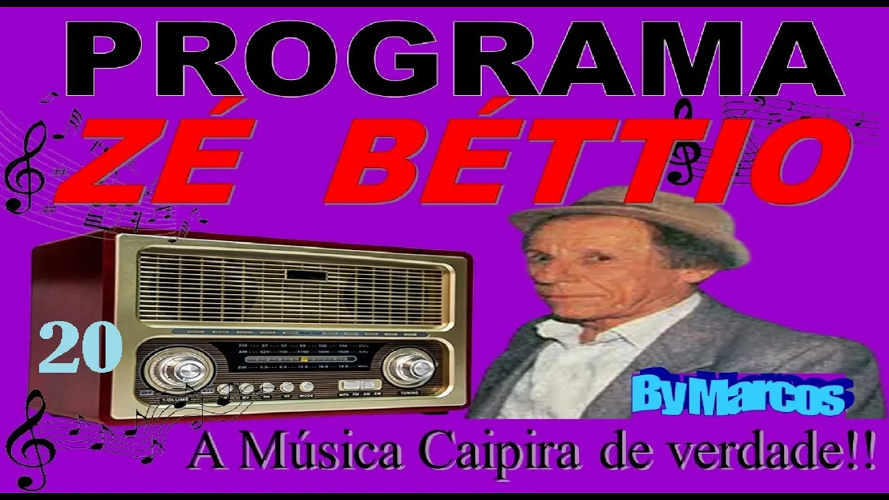 20 - Programa ZÉ BÉTTIO tocando as melhores músicas sertanejas (Super Seleção  By Marcos) Top demais