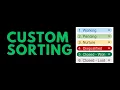 Easy Custom Sort Order in Google Sheets