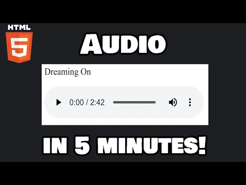 Download MP3 Learn HTML audio in 5 minutes! 🔊