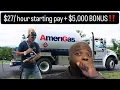 AmeriGas is paying new drivers top dollar plus a nice bonus to deliver propane