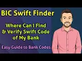 BIC Swift Finder Where Can I Find Swift Code of My Bank Easy Guide to Bank Codes