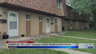 Lansing apartment complex yellow-tagged amid poor conditions