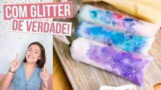 GELADINHO COM GLITTER para vender no Carnaval!
