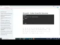 Streamlit Scientific calc