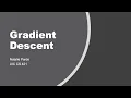 Gradient Descent