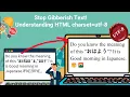 HTML charset utf-8 Fix Garbled Text Encoding Issues