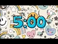 Download Lagu 5 minute Timer with relaxing Lo-Fi music