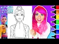 Coloring Rumi with Patterns K-Pop Demon Hunters Coloring Page Ohuhu Art Markers