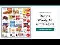 Ralphs Weekly Ad 26 - 26 Top 10 Deals