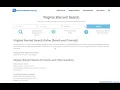 Virginia Warrant Search Active Arrest and Bench Warrants