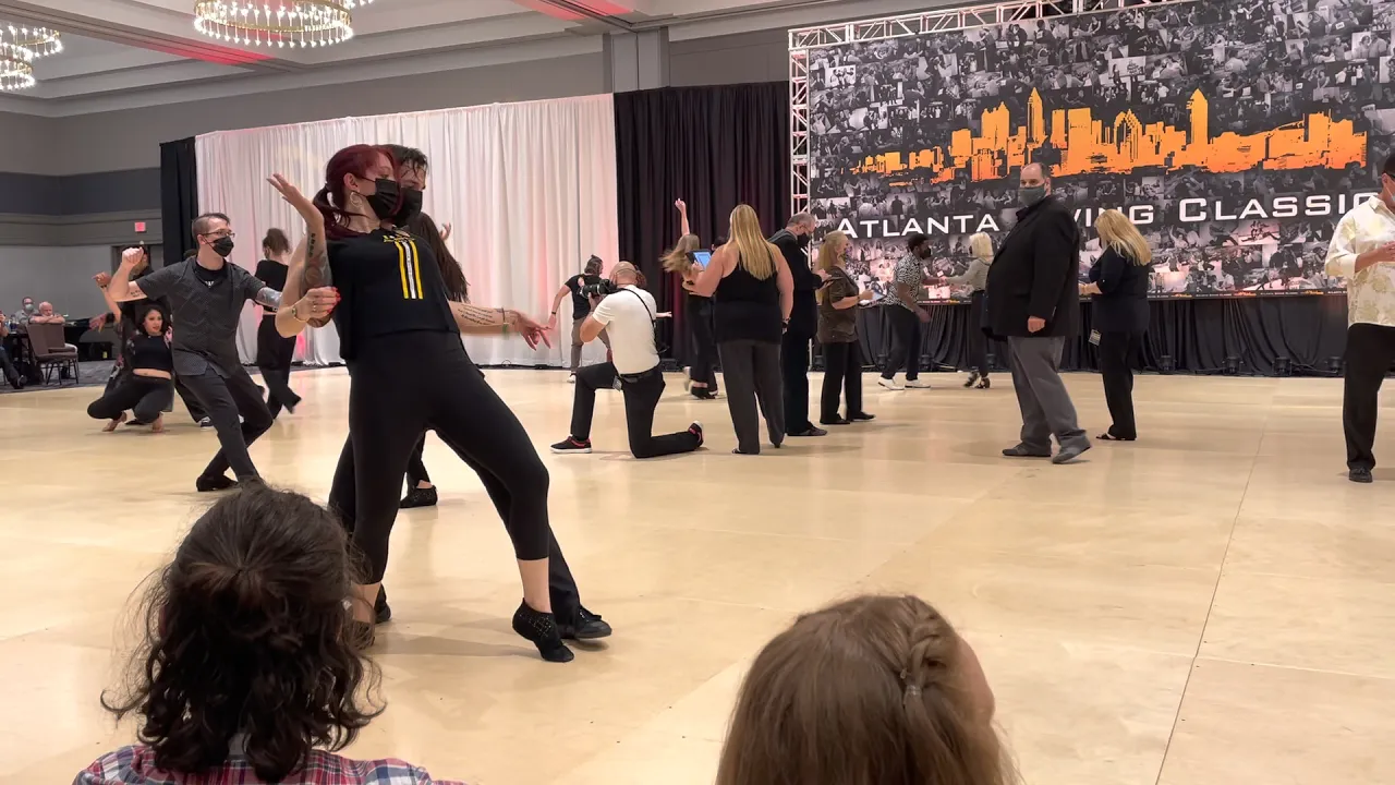 Hugo Miguez & Larisa Tingle - Allstar/Open Strictly Semis - Atlanta Swing Classic 2021